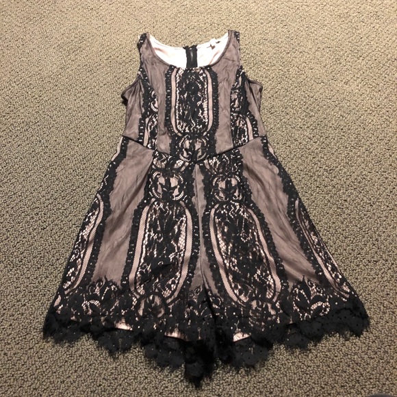 Charlotte Russe Pants - Black lace romper